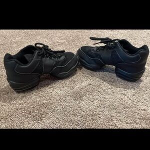 Girls Black jazz sneaker